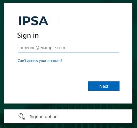 ipsa login.